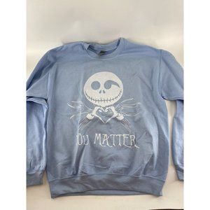 Jack Skellington “You Matter” Heart Nightmare Before Christmas Sz Med Sweatshirt